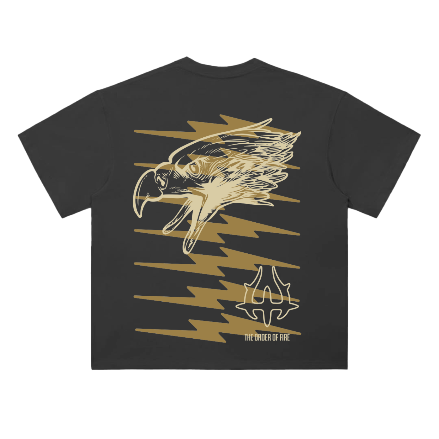 IOVE FULGENTE - Heavyweight Drop Shoulder Cotton T-Shirt (Dark)