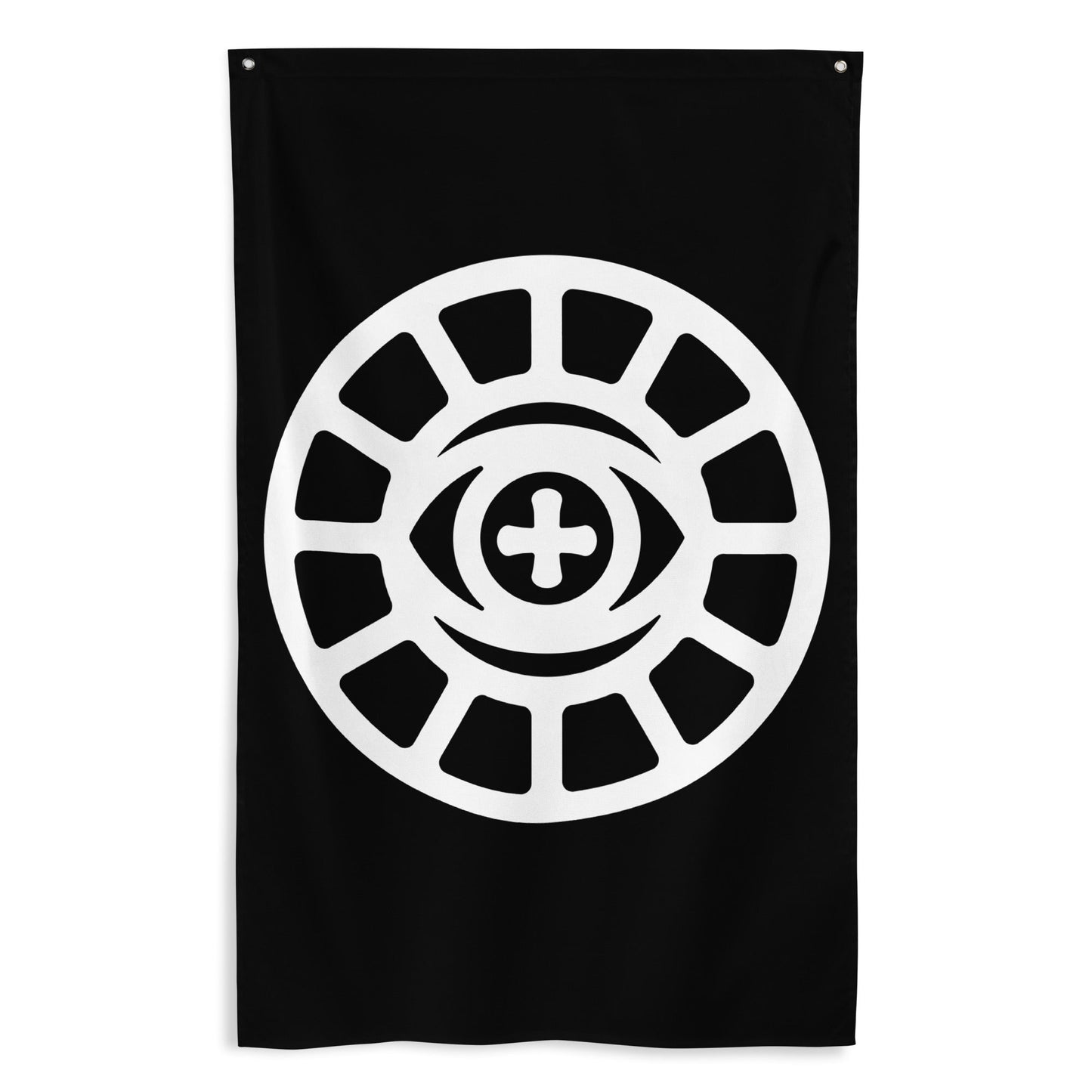 The Father - Black and White Flag