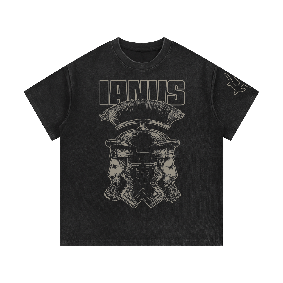 IANVS - Waffle Knit T-Shirt (Medhuvir Black)