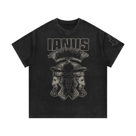 IANVS - Waffle Knit T-Shirt (Medhuvir Black)