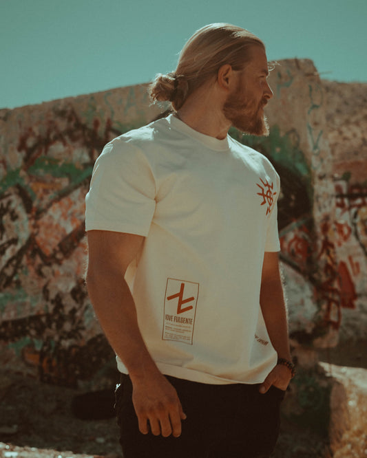 IOVE FULGENTE Heavyweight Drop Shoulder Cotton T-Shirt (Light)