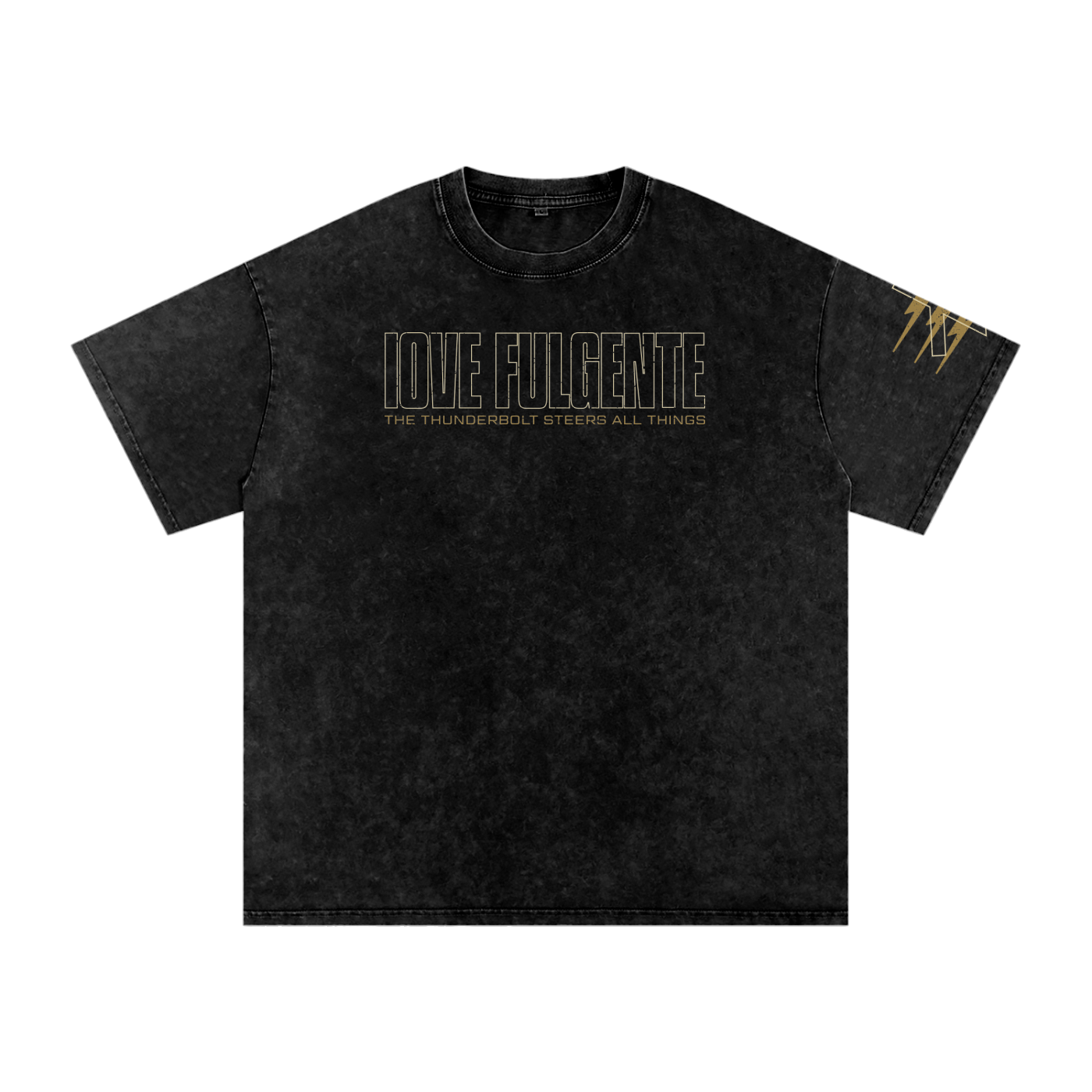 IOVE FULGENTE Snow Washed Oversized T-Shirt